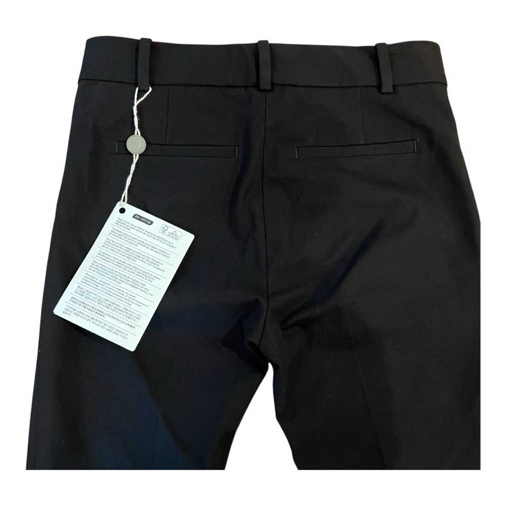 NEW FRAME Le High Straight Trouser Women Noir Black Size 0 - Picture 3 of 14